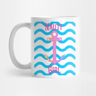 Nautical Girl With Waves Mug